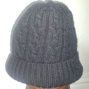 Black Knit Beanie